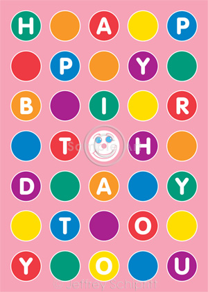 Birthday card cover art