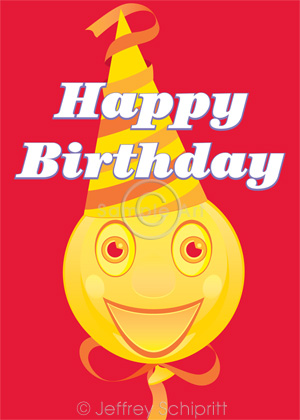 Birthday card cover art