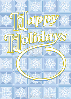 Holiday card cover art
